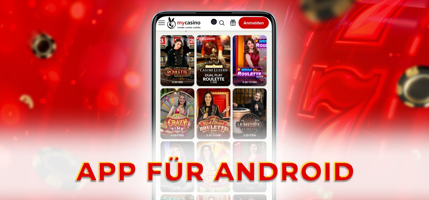 Mycasino App für Android