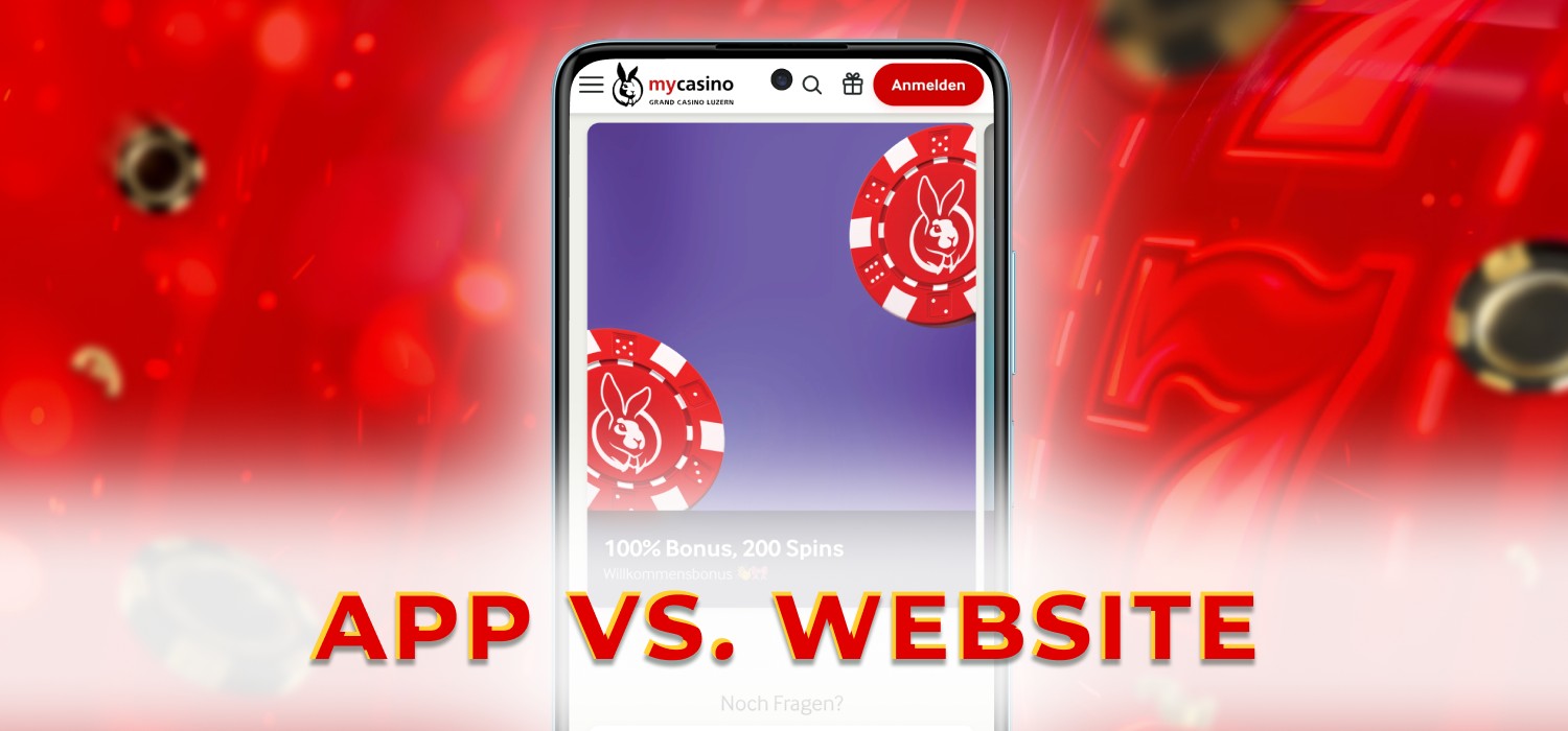 App vs. mobile Website Casino