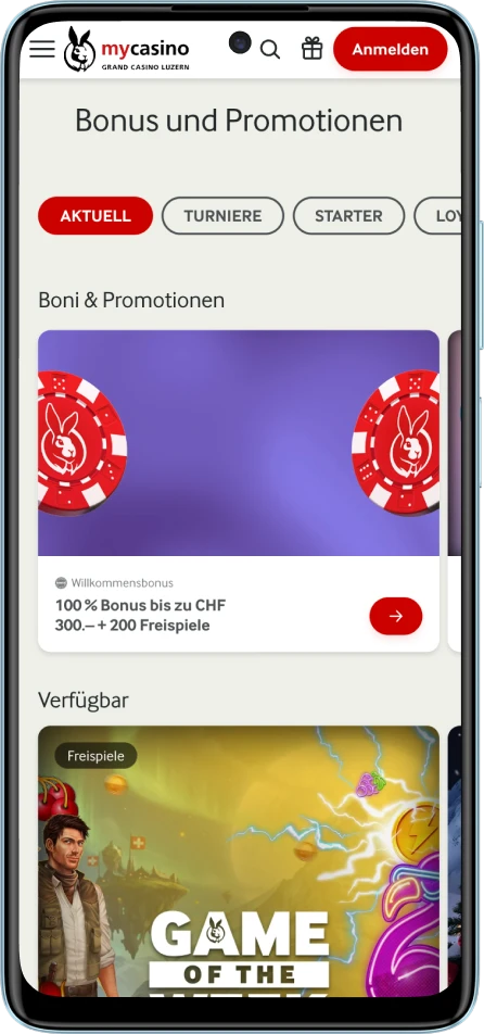 Casino-Bonusse-Seite