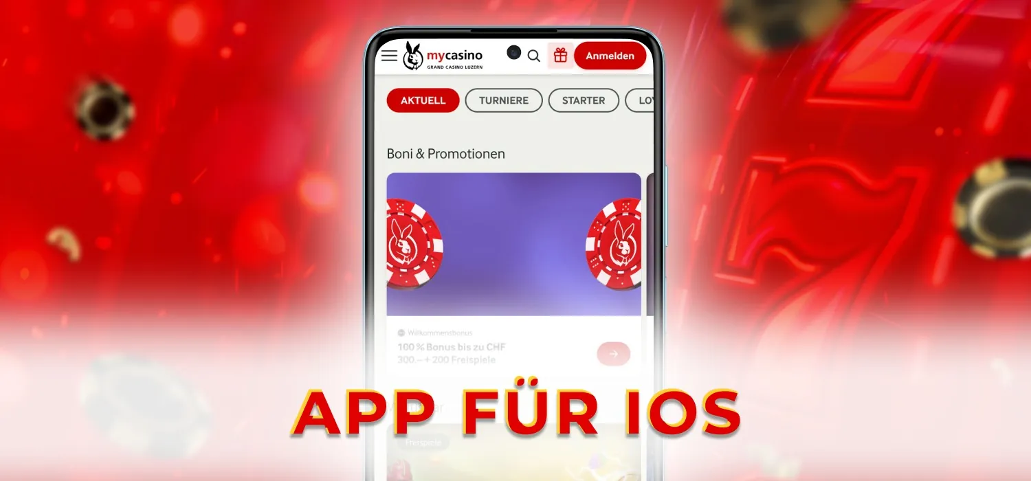 Mycasino App für iOS