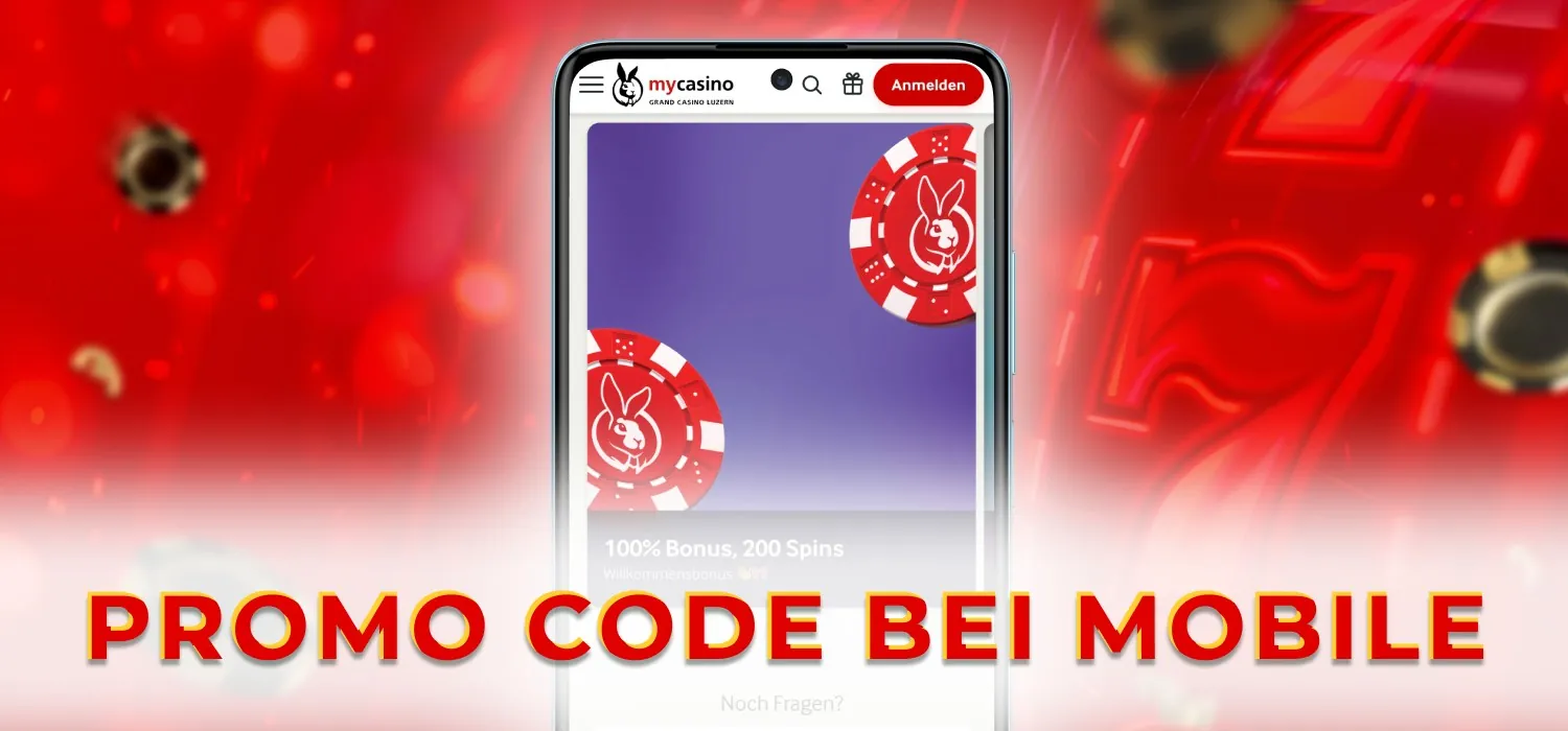 Promo-Code über die App